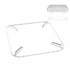 For Mac Mini 2010-2020 / 2023 / 2024 M4 Desktop Support Stand Anti-Slip Acrylic Bracket(Transparent) - 1