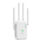 Urant U11 1200Mbps 2.4G&5.8G Wireless Repeater WiFi Signal Amplifier Support WPS Quick Setting EU Plug White - 1