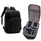 For DJI Air 3  BKANO A3-005 Large Capacity Shoulder Bag Organizer Backpack(Black) - 1