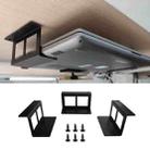 Under Desk Laptop Tablet Mini PC Storage Stand Metal Invisible Tray Rack, Height: 6.8cm - 1