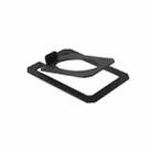 Tilted Metal Desktop Speaker Stand Studio Monitor Speaker Bracket(Black) - 1