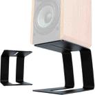 Metal Desktop Speaker Stand Vibration Damping Tilted Studio Monitor Speaker Bracket(Black) - 1