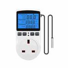 Backlight Smart Digital Thermostat Countdown Temperature Control Switch Socket Timing Temperature Controller UK Plug - 1