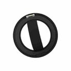 RK-X39 Mini Silicone Magnetic Finger Ring Buckle Mobile Phone Holder(Black) - 1