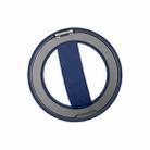 RK-X39 Mini Silicone Magnetic Finger Ring Buckle Mobile Phone Holder(Dark Blue) - 1