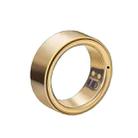 RK-C258 H11 Smart Bluetooth Ring With Sleep / Heart Rate / Blood Pressure Monitoring, Size: 7(Gold) - 1