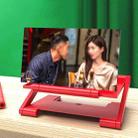 RK-C46 7-Inch Foldable Pull-Out Lifting HD Anti-Blue Light Mobile Phone Screen Amplifier, Color: Red - 1