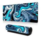 Large Abstract Mouse Pad Gamer Office Computer Desk Mat, Size: 400x900x2mm(Abstract Fluid 9) - 1