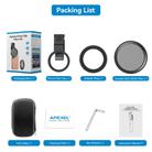 APEXEL APL-67VND32 67mm Cell Phone Photo Filter Adjustable Light Reducing Lens - 3