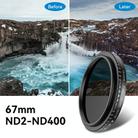 APEXEL APL-67VND400 67mm Cell Phone Photo Filter Adjustable Light Reducing Lens - 2