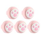 5pcs /Pack For Airtag Children Shoelace Fixed Locator Silicone Protective Cover(Cat Claws) - 1