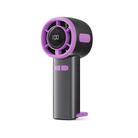 100-speed High Speed Digital Display Fan USB Portable Handheld Small Fan(Gray) - 1