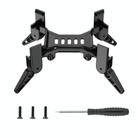 For DJI Avata 2 BRDRC Folding Height Enhanced Landing Gear Gimbal Protective Kickstand(Black) - 1