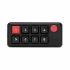 MKESPN 8-Key Wired Hot-Swappable Macro Definition Gaming Mechanical Keyboard With Knob(Black) - 1