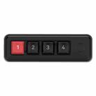 MKESPN 4-Key Macro Programmable Mechanical Gaming Keyboard With Dual USB-C Ports Hot-Swappable RGB Backlit 816B Black - 1