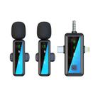 H65 3 In 1 Lavalier Wireless Microphone Outdoor Broadcast Noise Canceling Sports Camera Microphone, Style: Dual Mic - 1