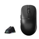Ajazz AJ159 APEX Gaming Mouse PAW3395 Wireless Tri-Mode Lightweight With Charging Dock Mouse(Black) - 1