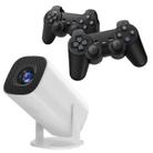 P30 Game Projector Android 11 System With Wireless Gaming Controller 720P Home Theater(US Plug) - 1