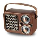 Retro Multifunctional Radio Bluetooth Speaker Handhled Audio Decoration Ornament(Wave Pattern) - 1