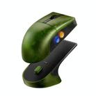 8BitDo Retro R8 Green Translucent Wireless Mouse With Charging Base - 2