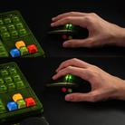 8BitDo Retro R8 Green Translucent Wireless Mouse With Charging Base - 4