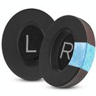 For Bose NC700 Headphone 1pair Ice Gel Ear Pads Earmuffs Protective Cover(Honeycomb Ice Black Orange) - 1