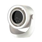 F158 Desktop Mini Multi-Speed Circulating Fan Timed Remote Control Lighted Fan, Style: Beige Plug-In - 1