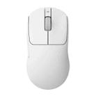 Ajazz AJ199 MAX Wireless 2.4GHz Wired BT Tri-Mode Mouse PAW3395 Lightweight Gaming Mouse(White) - 1