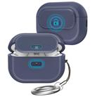 For AirPods Pro / Pro 2 AhaStyle JY17 Silicone Lock Protective Case(Blue) - 1