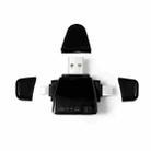 AJ-701 USB-A To USB-C / Type-C + Micro USB + 8 Pin 7-In-1 Universal Card Reader(Black) - 1