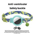 For AirTag Tracker Silicone Case Pet Cat Collar Positioning Strap Anti Choking Cat Collar With Bell(Rose Leopard) - 2
