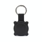 For AirTag Tracker Protective Case Full Cover Waterproof Locator Keychain Model Protective Case(Black) - 1