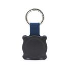 For AirTag Tracker Protective Case Full Cover Waterproof Locator Keychain Model Protective Case(Black Blue) - 1