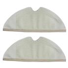 2pcs /pack Rag Mop Pad For Xiaomi Mi Smart Robot 2nd Generation S50 S51 Vacuum Cleaner 30x11cm(Beige) - 1