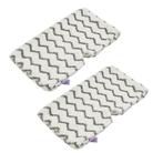 2pcs /Pack Rag Mop Pad for Shark Steam Pocket Mop S3501 S3901 S3550 S3601(White) - 1