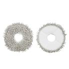 2pcs /Pack Mop Pads Rag For Ecovacs DEEBOT X1 TURBO / X1 PLUS/ X1 OMNI / T10 TURBO(Gray) - 1