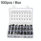 500pcs / Box 0.1uF-1000uF 24 Specifications Electrolytic Capacitor Kits - 1