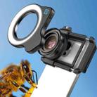 APEXEL 10-20x Zoom Macro Lens With 45-Mode Fill Light Kit for Smartphones - 2