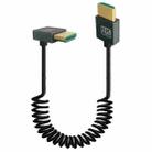 8K 60HZ HDMI 2.1 Spring Cable 0.5m Length, Spec: Positive Bend - 1