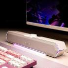 Havit M19 RGB Lighting Effect Desktop Computer Wired Speaker, Color: White Standard Version - 1