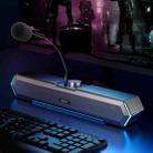 Havit M19 RGB Lighting Effect Desktop Computer Wired Speaker, Color: Bluetooth Microphone Version - 1