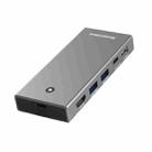 Blueendless M.2 Nvme/Sata Dual-Protocol Hard Disk Box HUB 4K60Hz+USB 10G x 2+Type-C 10G+PD100W - 1