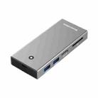 Blueendless M.2 Nvme/Sata Dual-Protocol Hard Disk Box HUB USB2.0 x 2 + SD/TF2.0 - 1