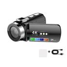 WiFi HD 4K Lightless Colorful Night Vision Digital Video Camera, Color: Black - 1