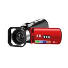 WiFi HD 4K Lightless Colorful Night Vision Digital Video Camera, Color: Red + Lens Hood - 1