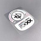 For Logitech GPW Glass Mouse Feet Stickers Anti-Slip Mouse Glide Skates(Printed White) - 1