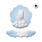 3pcs / Set Cloudy Gradient Memory Foam Silicone Wrist And Keyboard Mouse Pad, Style: Model 5 - 1