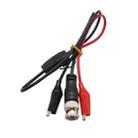 BNC Male To 2 Crocodile Clip Oscilloscope Probe Cable Q9 Signal Test Cable, Length: 0.5m - 1