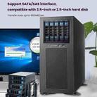 5-Bay Hot Swap Hard Drive Cage 3.5"/2.5" HDD/SSD Compatible For 3x5.25" Optical Drive Position - 3