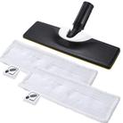 For Karcher SC3upright Steam Cleaner Magic Floor Brush, Style: Black White+2 Cloths - 1